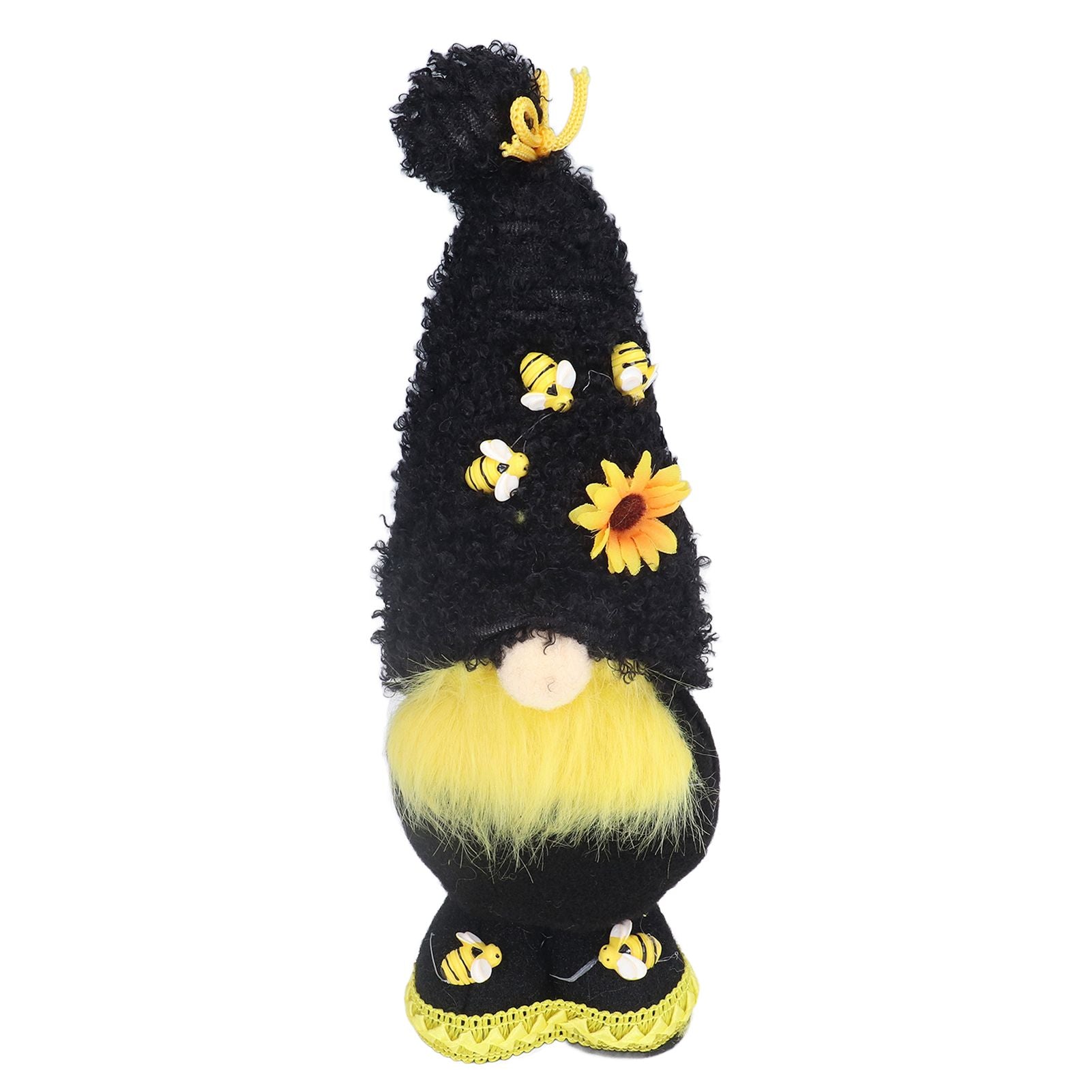 Faceless Doll Delicate Cute Mascot Plush Gnome with Yellow Sunflower Flower Gnome Doll for Easter Wedding V1294-YM0523-3115220033311