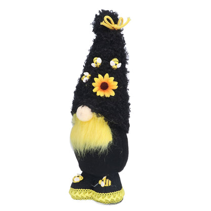 Faceless Doll Delicate Cute Mascot Plush Gnome with Yellow Sunflower Flower Gnome Doll for Easter Wedding V1294-YM0523-3115220033311