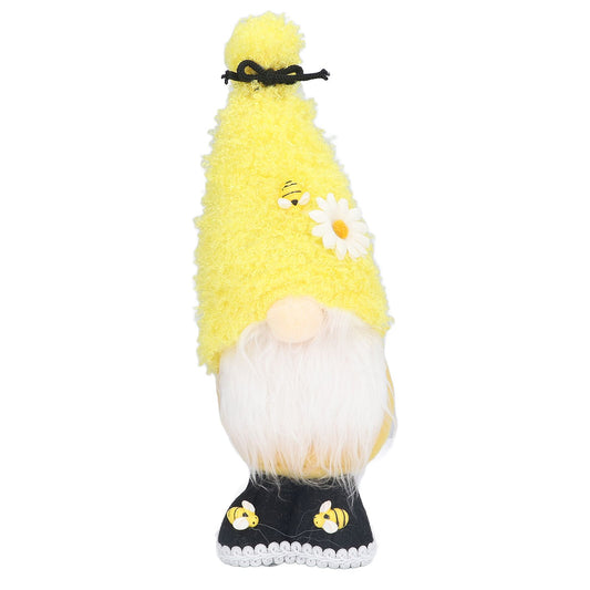 Faceless Doll Delicate Cute Mascot Plush Gnome with Yellow Sunflower Flower Gnome Doll for Easter Wedding V1294-YM0523-3115220033312