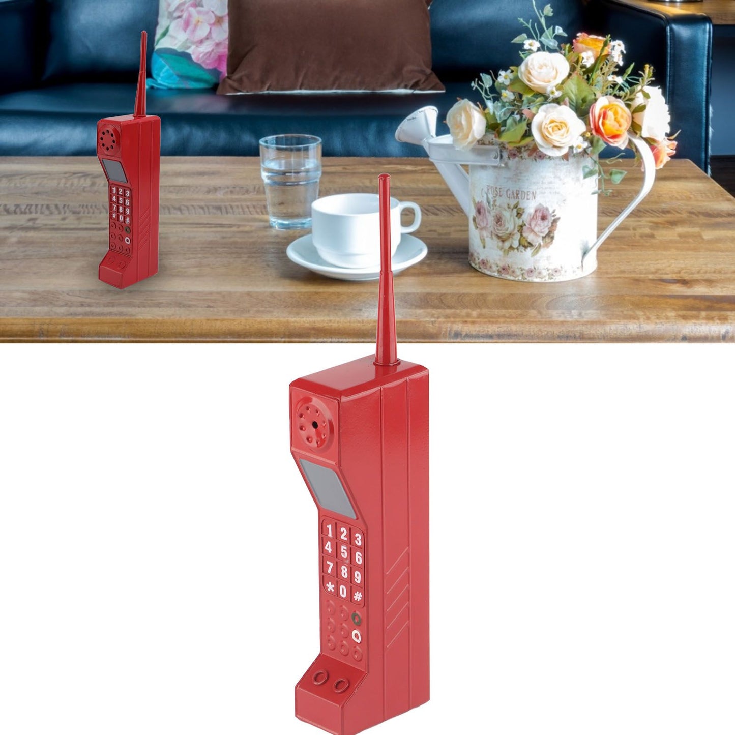 Retro Brick Cell Phone Ornament Vintage Cellular Phone Model Simulation Photographic Props Stylized Ornaments V1294-YM0523-3115220036112