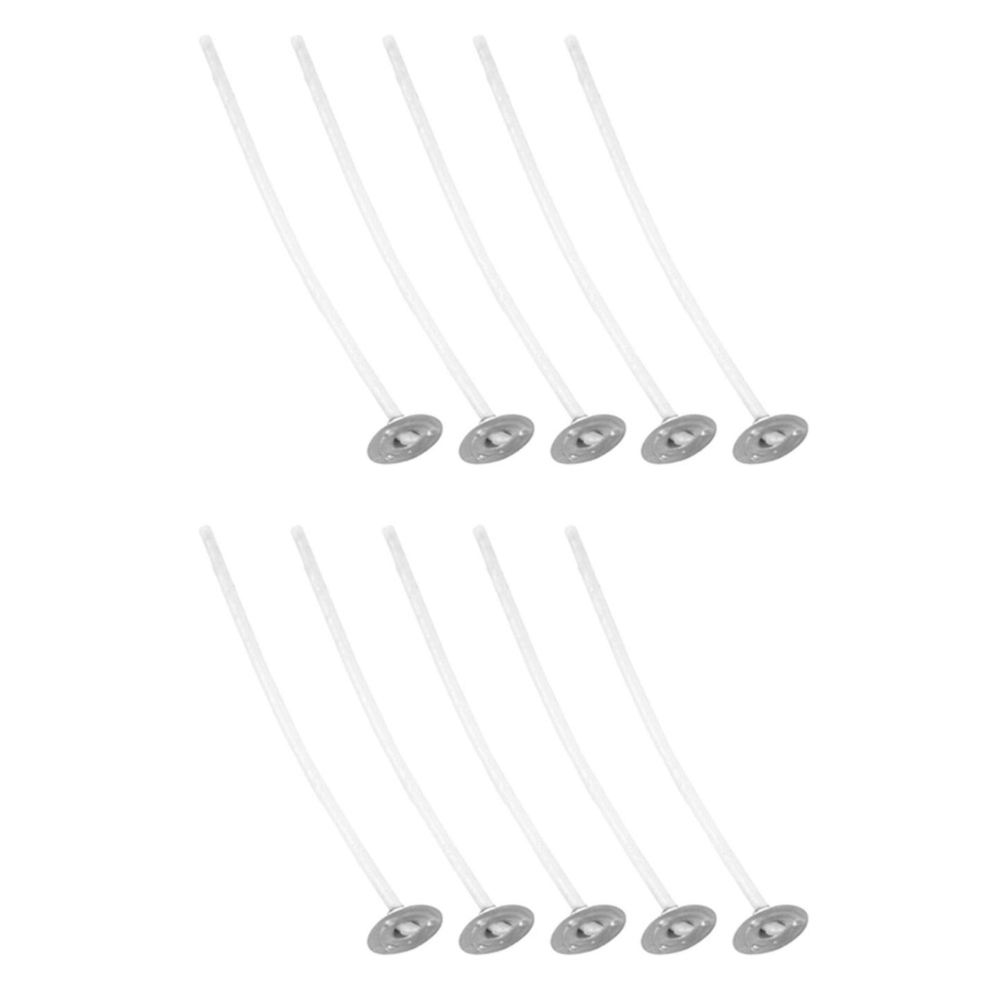 50Pcs Candle Wicks Pre Waxed Cotton Core Wicks with Base for DIY Scented Candle Making 8cm / 3.1in V1294-YM0523-3115220036211