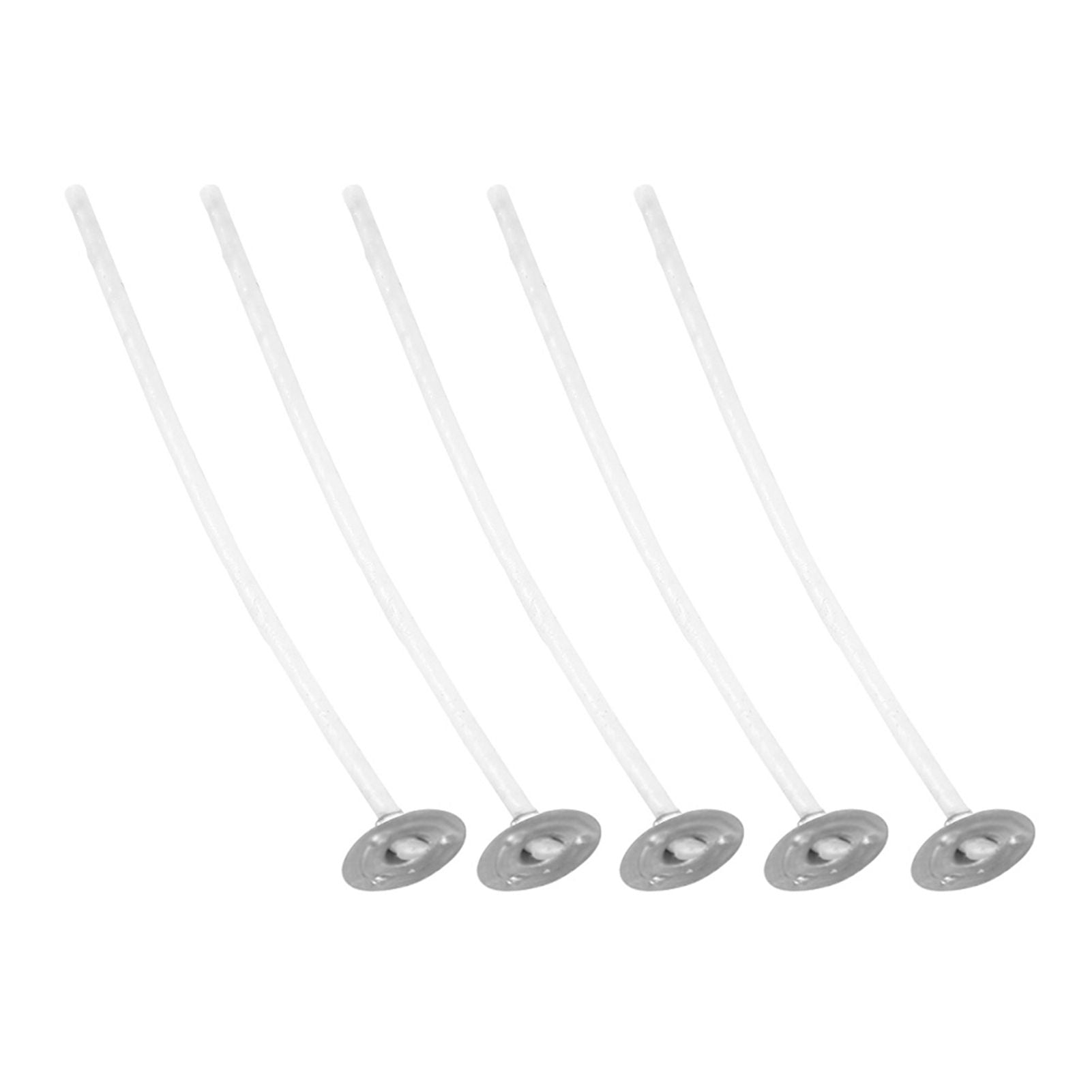 50Pcs Candle Wicks Pre Waxed Cotton Core Wicks with Base for DIY Scented Candle Making 8cm / 3.1in V1294-YM0523-3115220036211