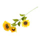 Artificial Sunflower Simulation Flower Silk Cloth for Home Living Room Decoration Wedding Bouquet Prop 7 V1294-YM0523-3115220038511