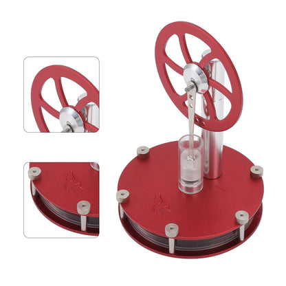 Stirling Engine Model Low Temperature Differential Education Toy Metal Hot Air Engine Motor for Kids Learning V1294-YM0523-3115220039111
