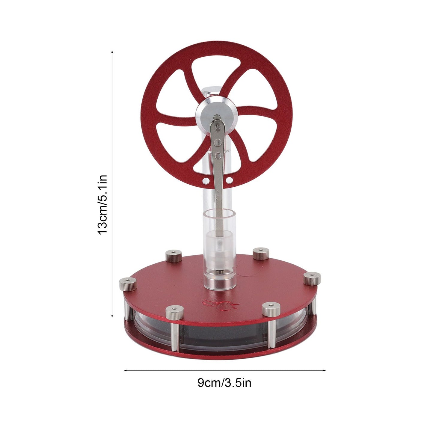 Stirling Engine Model Low Temperature Differential Education Toy Metal Hot Air Engine Motor for Kids Learning V1294-YM0523-3115220039111
