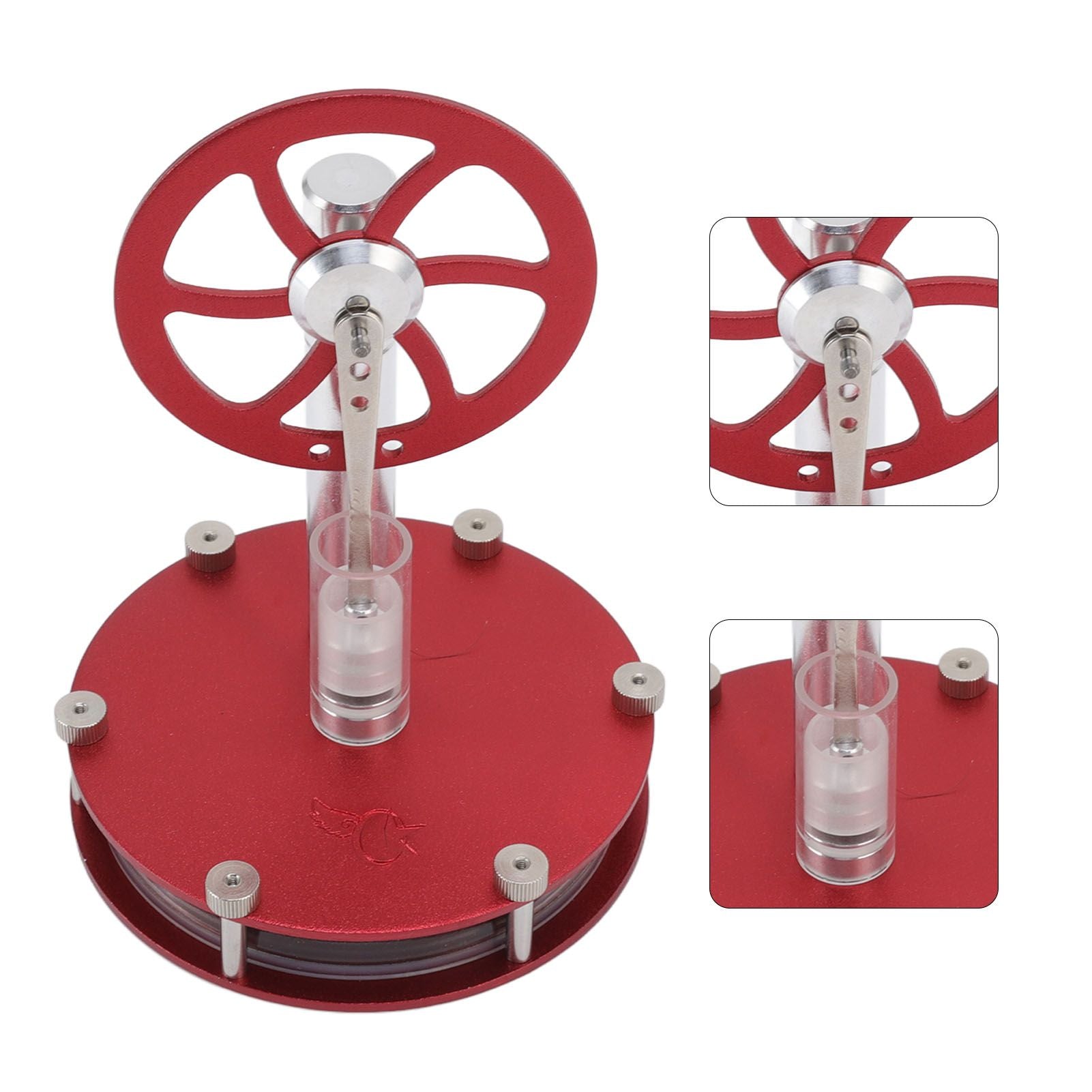 Stirling Engine Model Low Temperature Differential Education Toy Metal Hot Air Engine Motor for Kids Learning V1294-YM0523-3115220039111