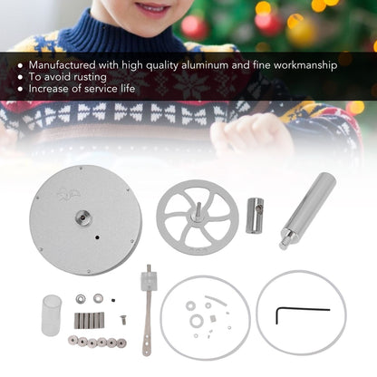 Low Temperature Stirling Engine Model Aluminum Physical Experimental Engine Model Kids Educational Toy V1294-YM0523-3115220039211