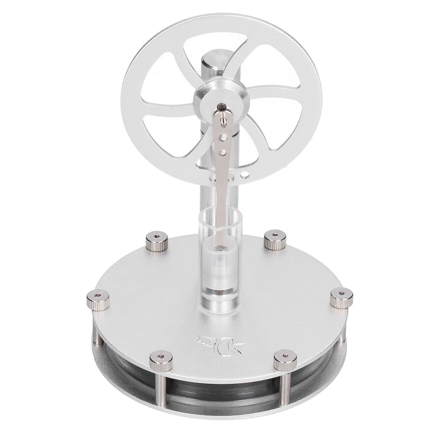 Low Temperature Stirling Engine Model Aluminum Physical Experimental Engine Model Kids Educational Toy V1294-YM0523-3115220039211