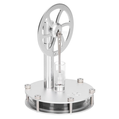 Low Temperature Stirling Engine Model Aluminum Physical Experimental Engine Model Kids Educational Toy V1294-YM0523-3115220039211