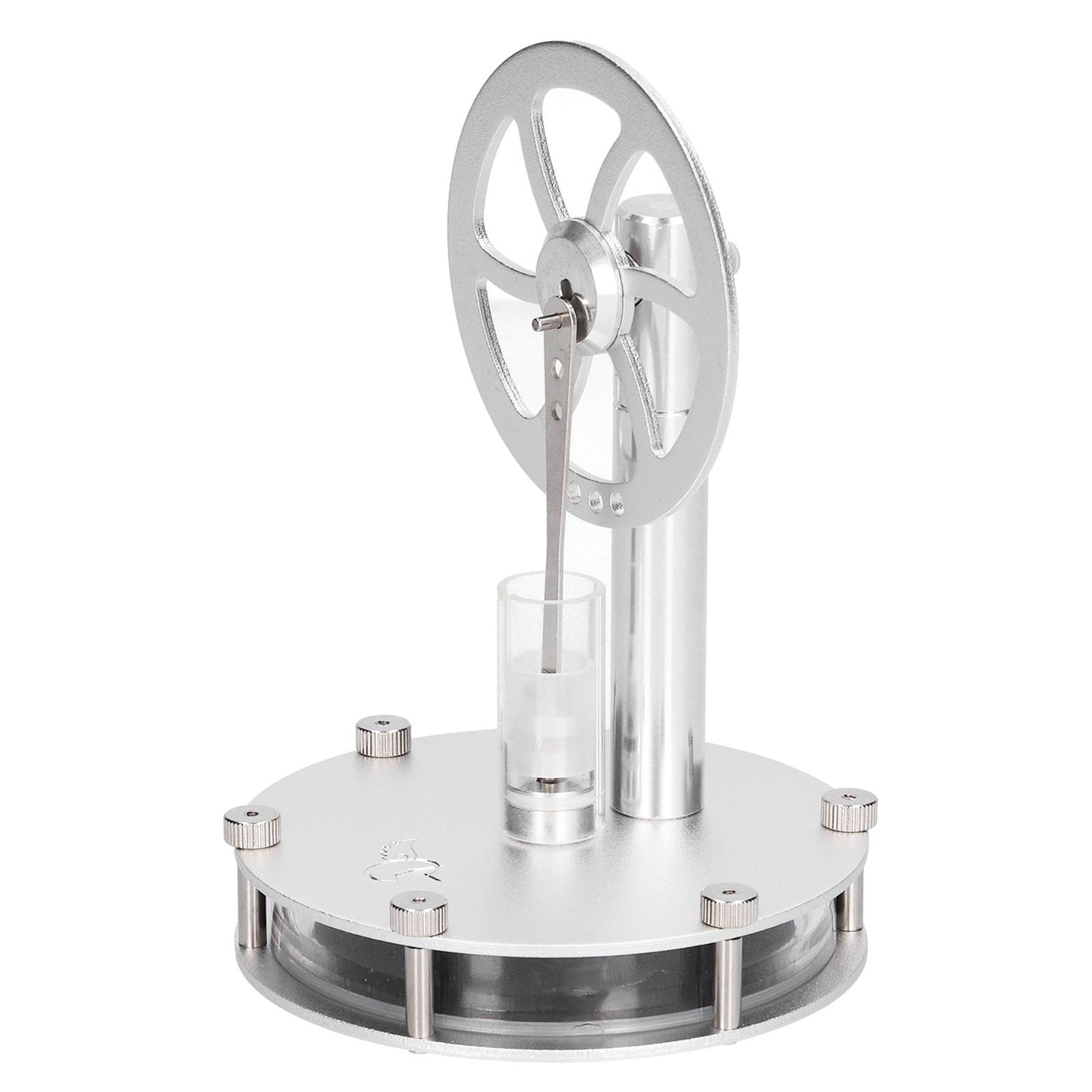 Low Temperature Stirling Engine Model Aluminum Physical Experimental Engine Model Kids Educational Toy V1294-YM0523-3115220039211