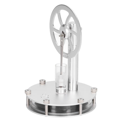 Low Temperature Stirling Engine Model Aluminum Physical Experimental Engine Model Kids Educational Toy V1294-YM0523-3115220039211