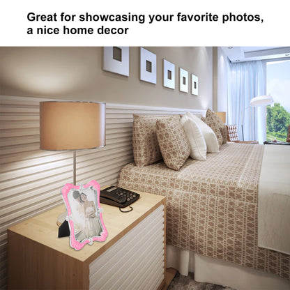 Modern Photo Frame Plastic Family Picture Frame Decoration for Home Bedroom Tabletop Display B V1294-YM0523-3115220040512