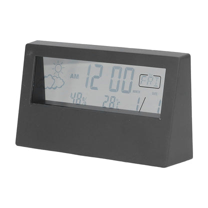 LCD Alarm Clock Transparent Multifunctional Large Screen Display Battery Powered Digital Alarm Clock for Home V1294-YM0523-3115220042212