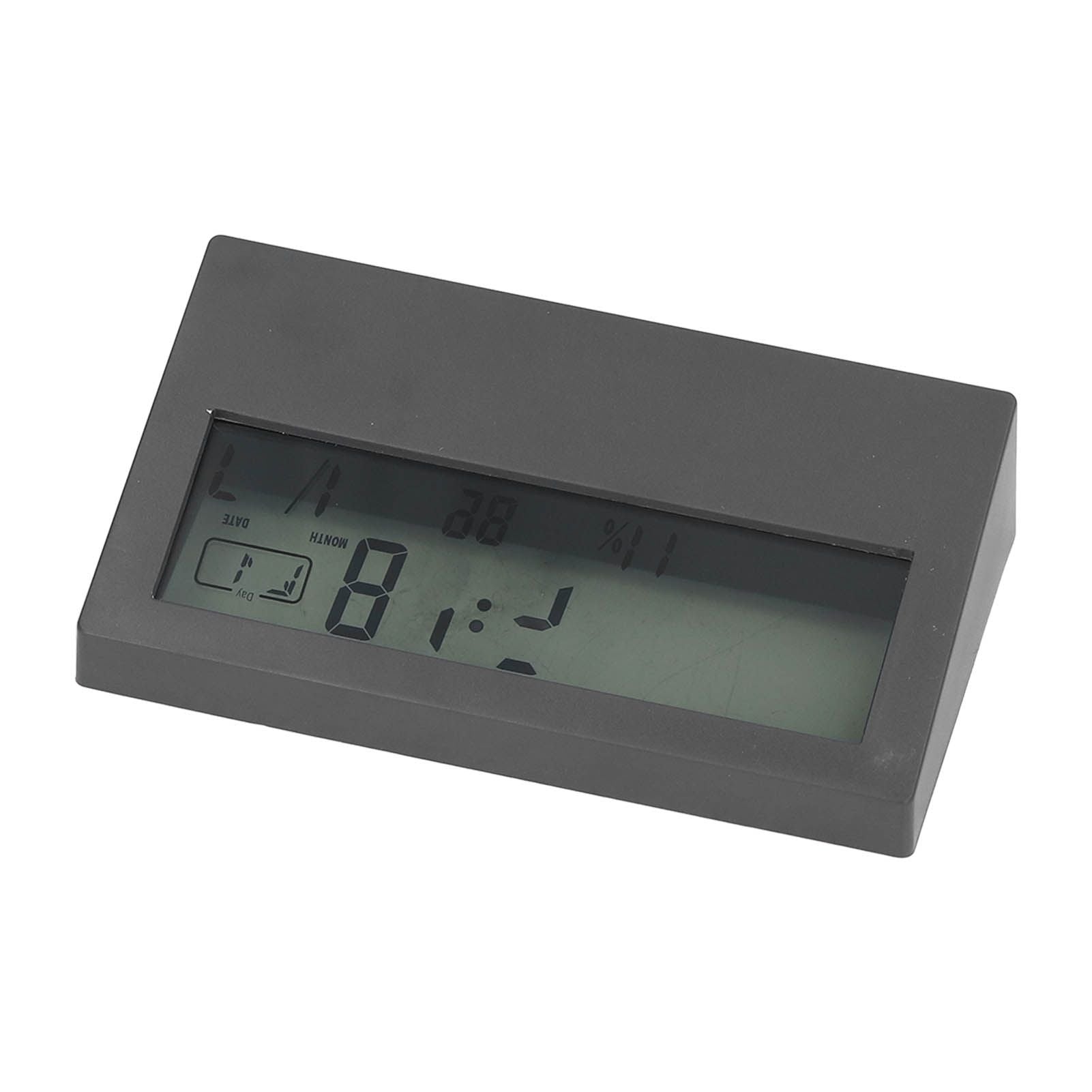 LCD Alarm Clock Transparent Multifunctional Large Screen Display Battery Powered Digital Alarm Clock for Home V1294-YM0523-3115220042212
