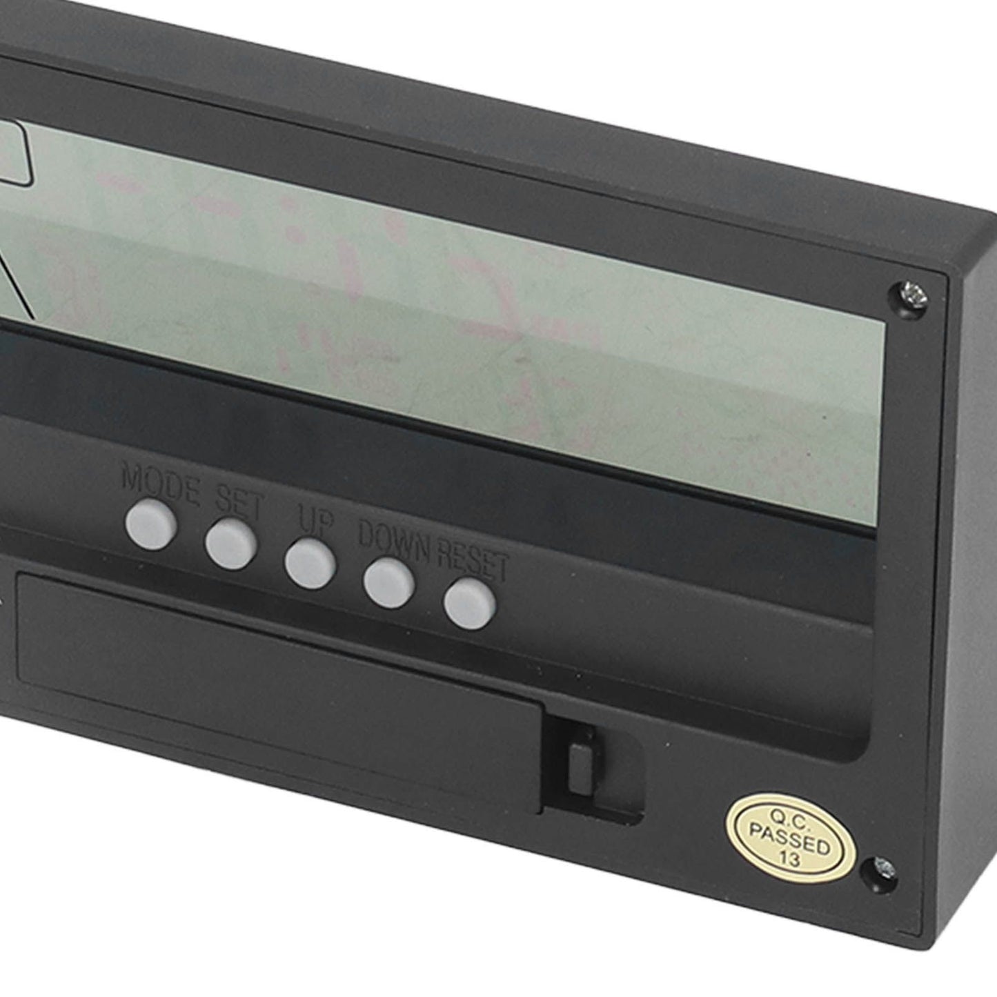 LCD Alarm Clock Transparent Multifunctional Large Screen Display Battery Powered Digital Alarm Clock for Home V1294-YM0523-3115220042212