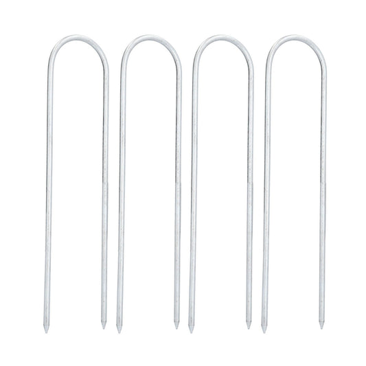 Garden Staples Galvanized U Shaped Garden Fencing Peg for Greenhouses Lawns Gardens V1294-YM0523-3116210061911