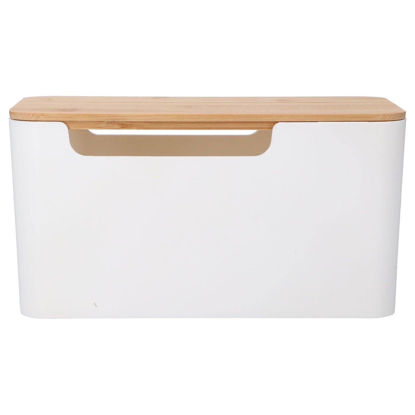 Cable Box Small Cable Management Box with A Wooden Lid for Cord Hider TV Wires Routers Computers Wires Home V1294-YM0523-3116210069211