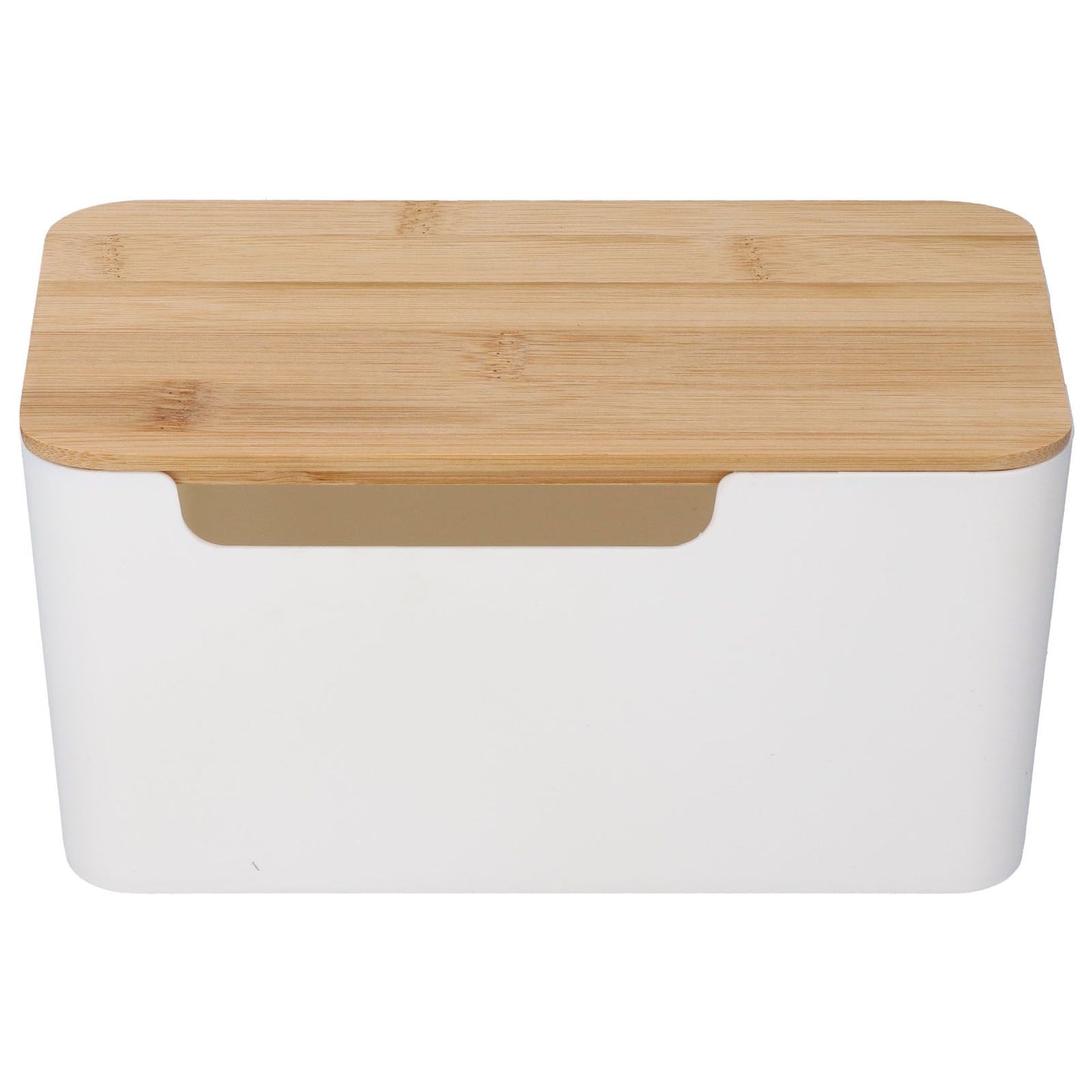 Cable Box Small Cable Management Box with A Wooden Lid for Cord Hider TV Wires Routers Computers Wires Home V1294-YM0523-3116210069211