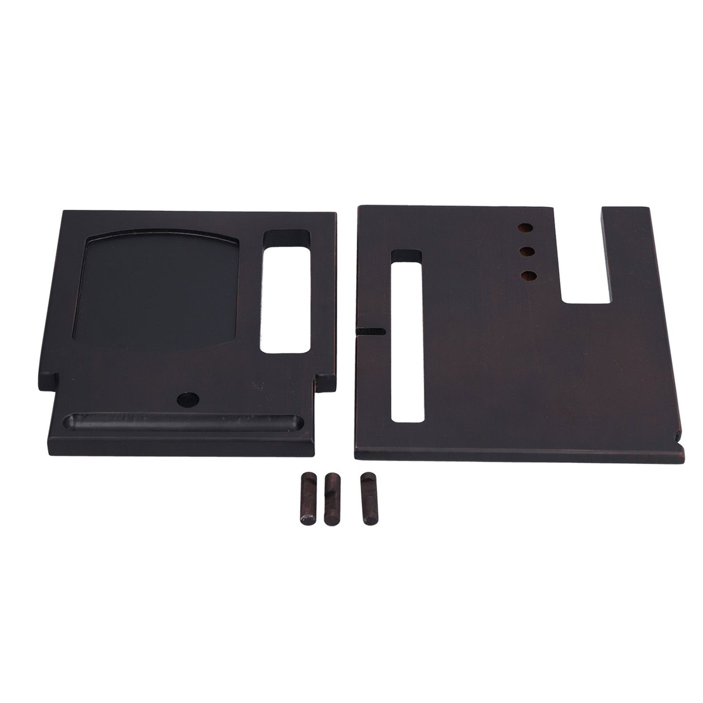 Wooden Mobile Phone Base Multifunctional Keychain Holder Storage Rack for Home Office V1294-YM0523-3116210069511