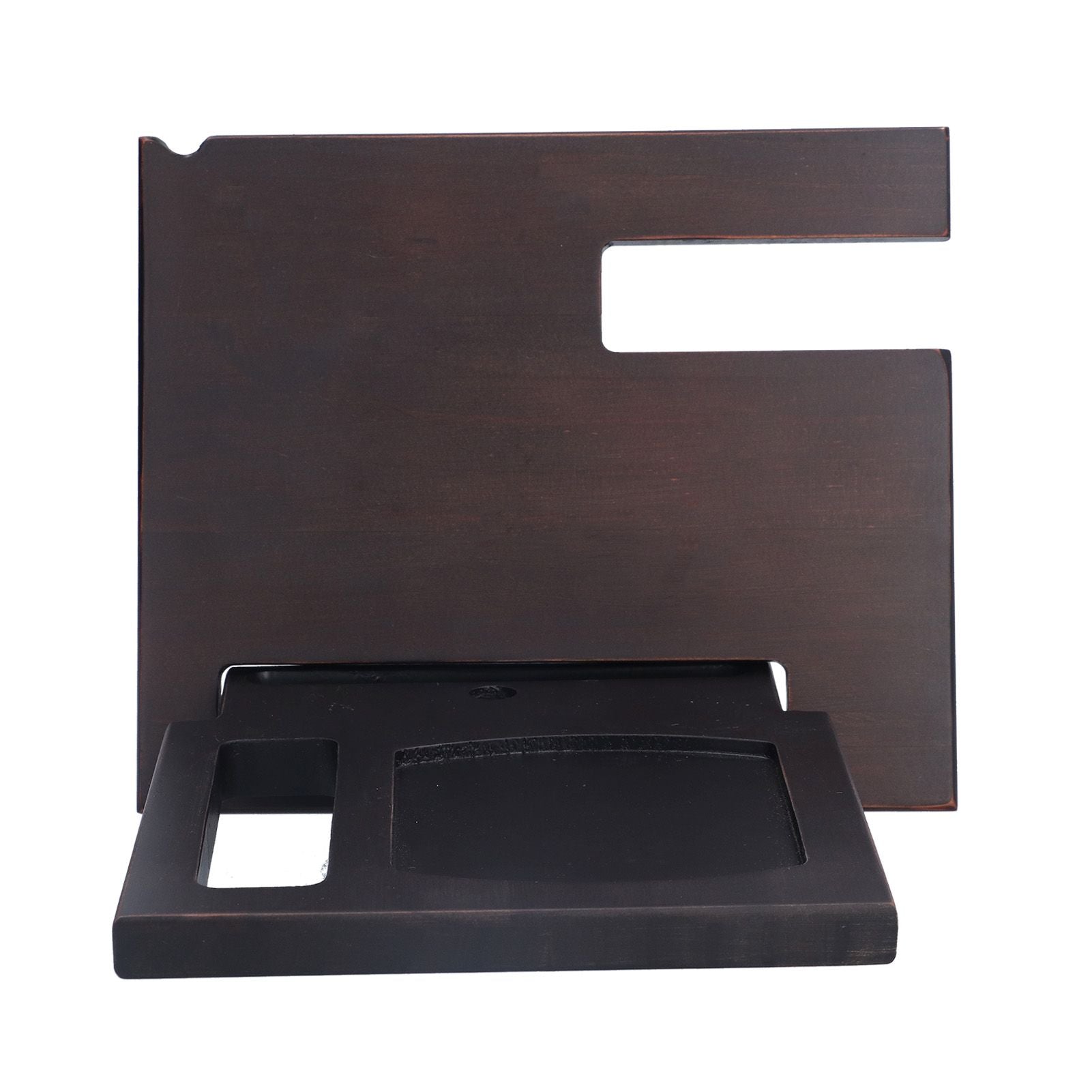 Wooden Mobile Phone Base Multifunctional Keychain Holder Storage Rack for Home Office V1294-YM0523-3116210069511