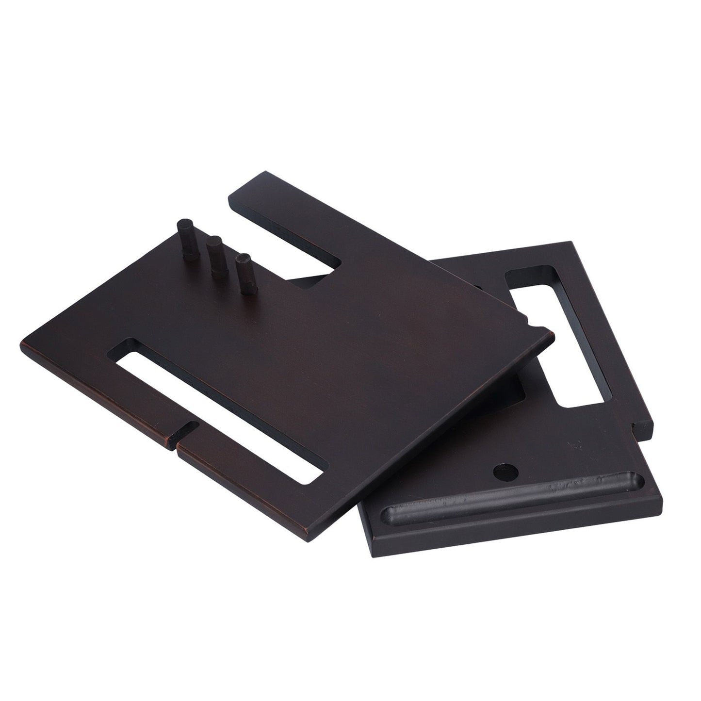 Wooden Mobile Phone Base Multifunctional Keychain Holder Storage Rack for Home Office V1294-YM0523-3116210069511
