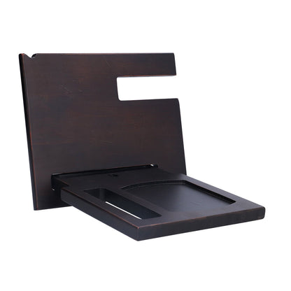 Wooden Mobile Phone Base Multifunctional Keychain Holder Storage Rack for Home Office V1294-YM0523-3116210069511