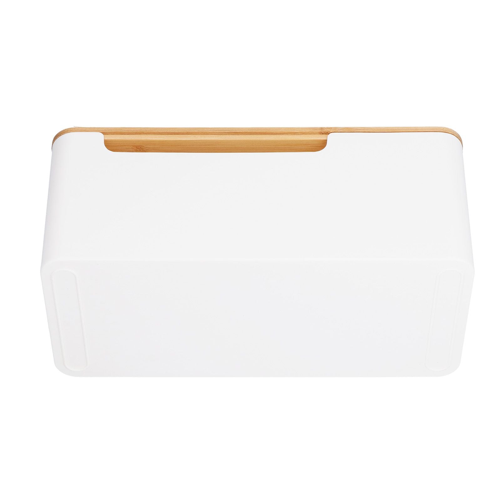 Cable Management Box Stylish Extension Socket Cord Organizer Box with Cover for Router Desk Power Strip V1294-YM0523-3116210069711