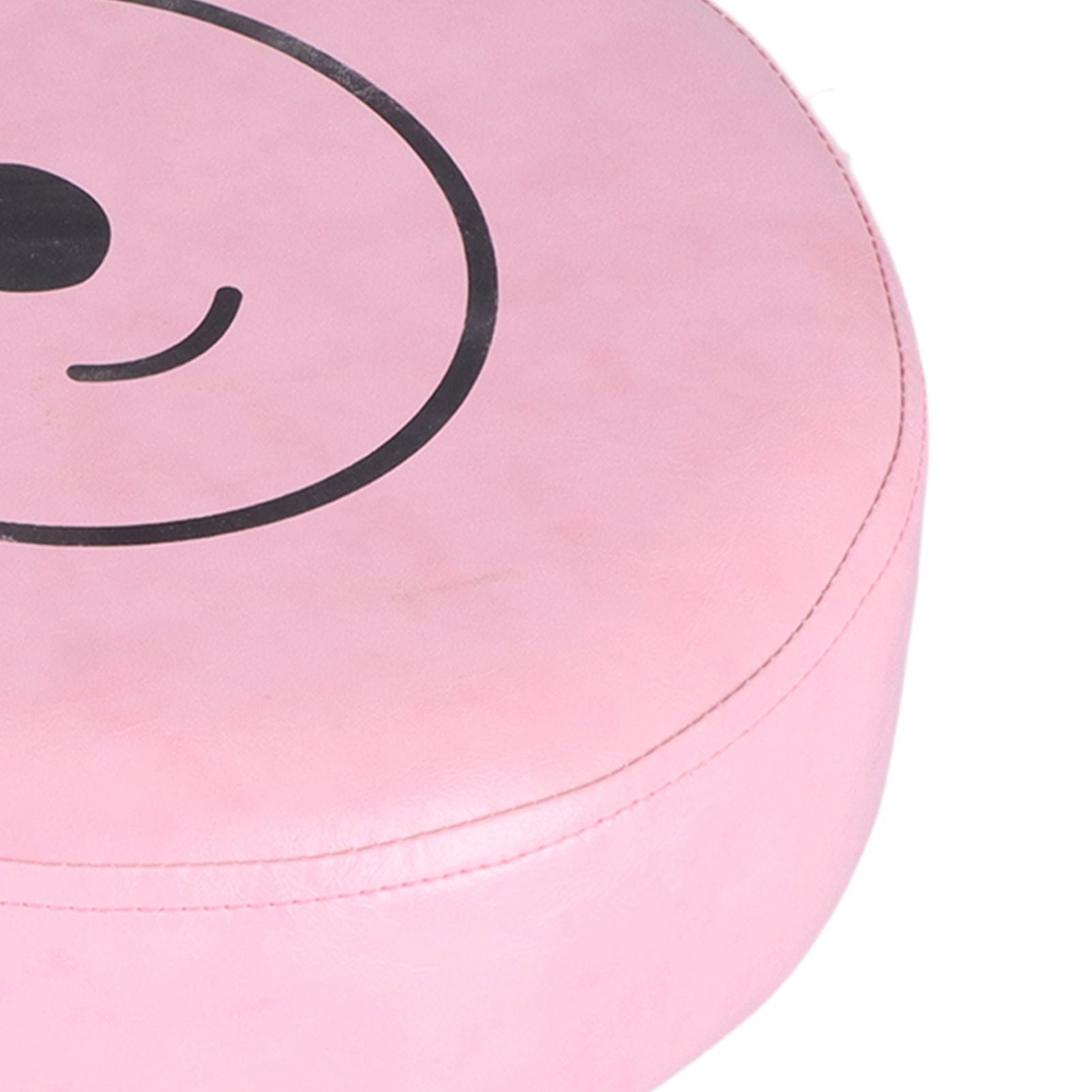 Small Under Desk Footrest Cute Cartoon Ottoman with 4 Stable Log Legs for Children V1294-YM0523-3116210070411