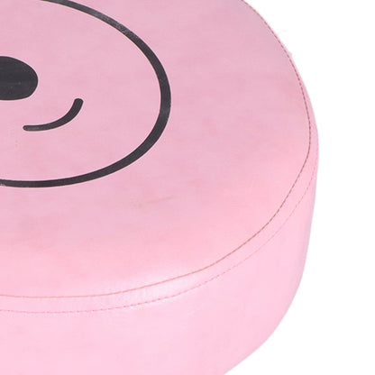 Small Under Desk Footrest Cute Cartoon Ottoman with 4 Stable Log Legs for Children V1294-YM0523-3116210070411