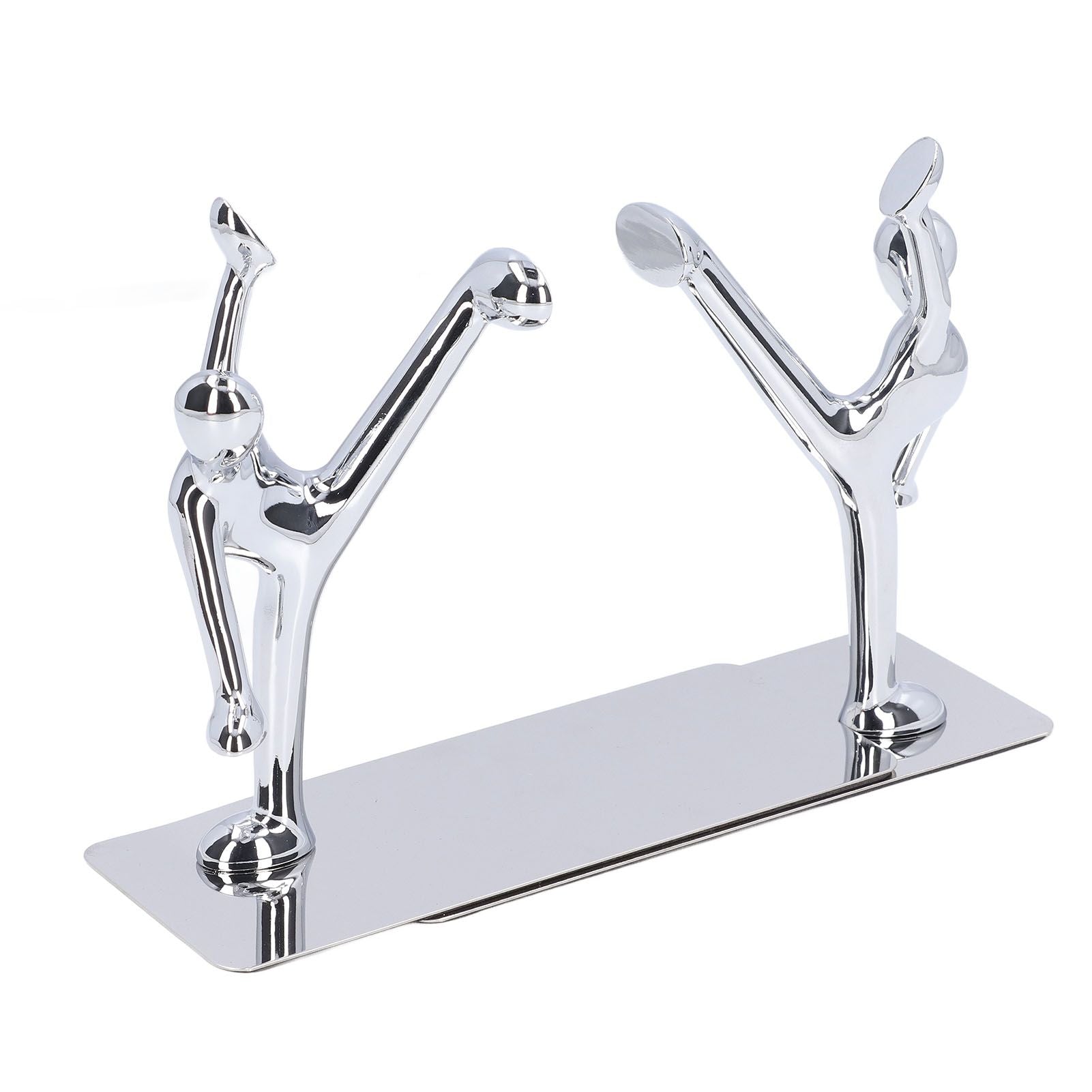 2Pcs Metal Book Ends Unique Men Design Simple Fashionable Decorative Bookends for Home Office Bar Restaurant V1294-YM0523-3116220000511