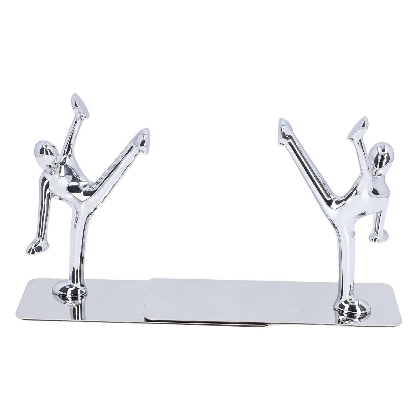 2Pcs Metal Book Ends Unique Men Design Simple Fashionable Decorative Bookends for Home Office Bar Restaurant V1294-YM0523-3116220000511