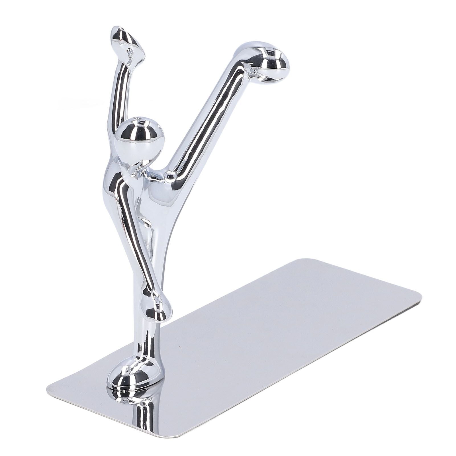 2Pcs Metal Book Ends Unique Men Design Simple Fashionable Decorative Bookends for Home Office Bar Restaurant V1294-YM0523-3116220000511