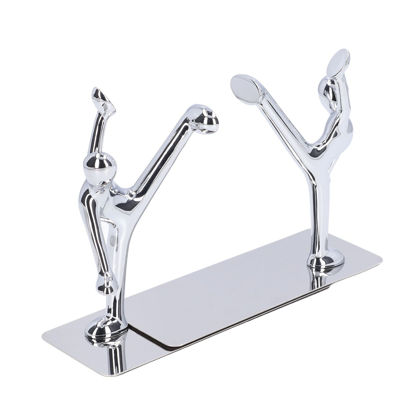2Pcs Metal Book Ends Unique Men Design Simple Fashionable Decorative Bookends for Home Office Bar Restaurant V1294-YM0523-3116220000511