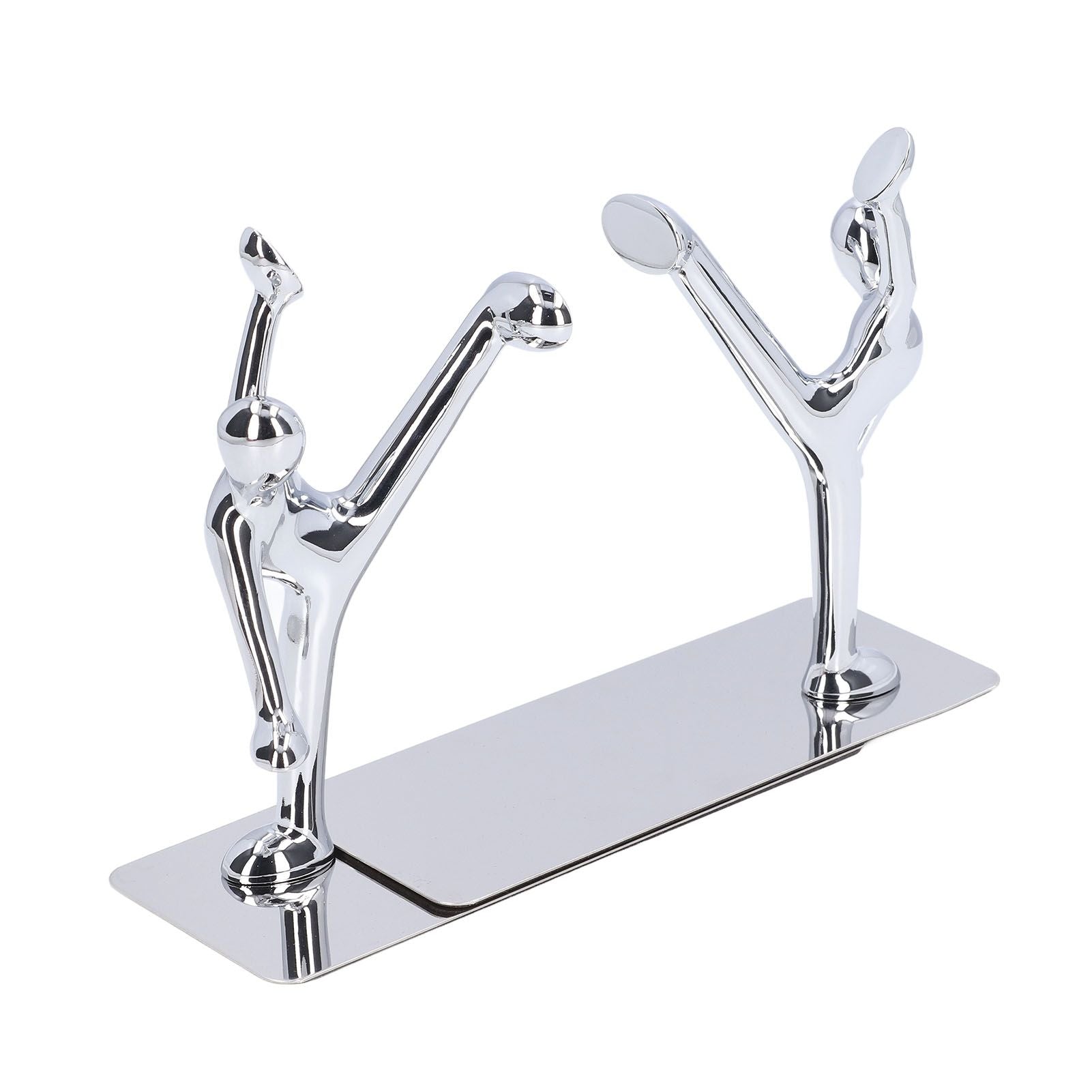 2Pcs Metal Book Ends Unique Men Design Simple Fashionable Decorative Bookends for Home Office Bar Restaurant V1294-YM0523-3116220000511