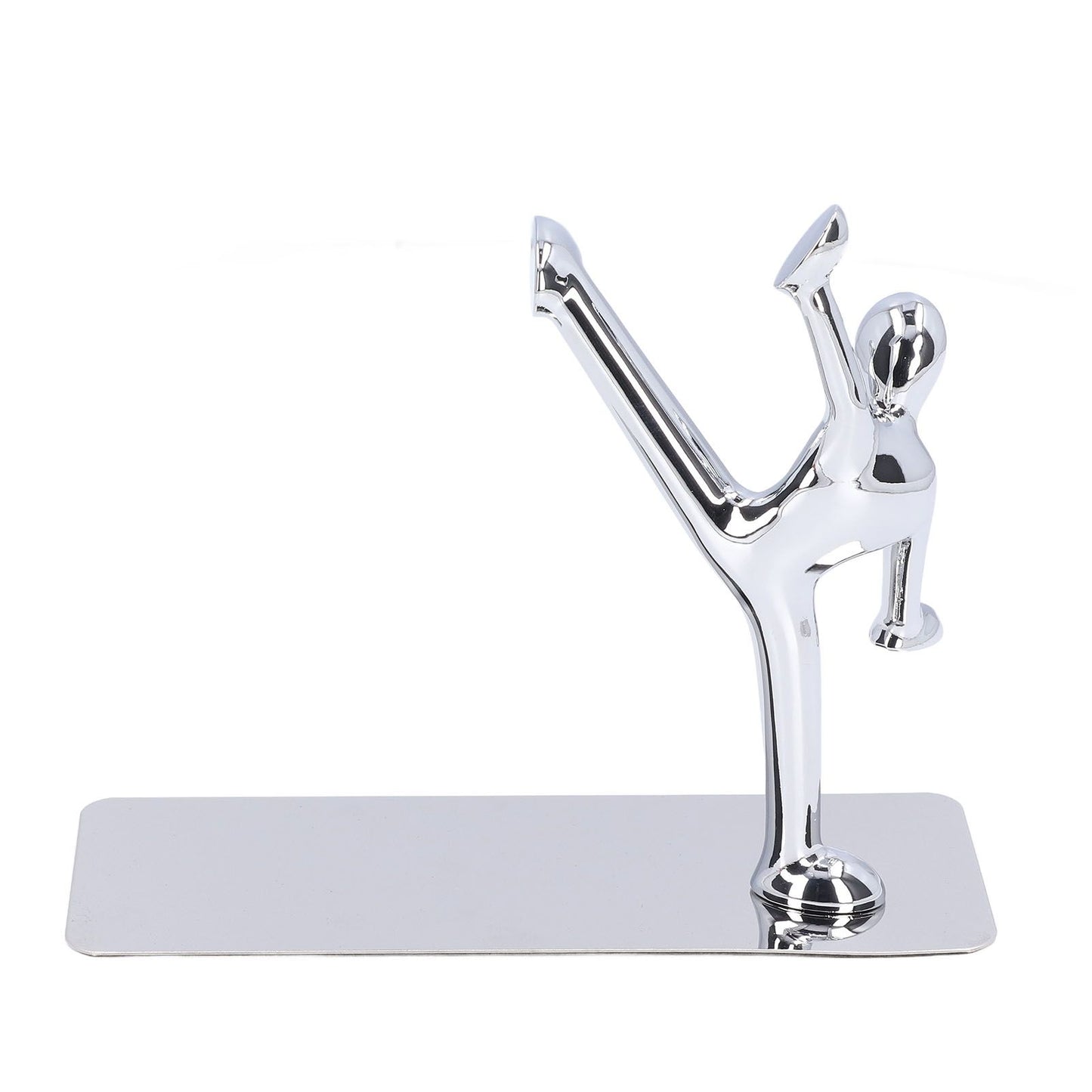 2Pcs Metal Book Ends Unique Men Design Simple Fashionable Decorative Bookends for Home Office Bar Restaurant V1294-YM0523-3116220000511
