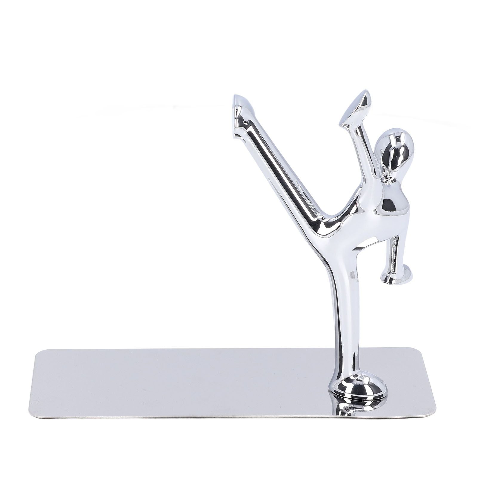 2Pcs Metal Book Ends Unique Men Design Simple Fashionable Decorative Bookends for Home Office Bar Restaurant V1294-YM0523-3116220000511