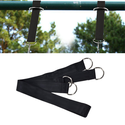 1.53M Tree Swing Hanging Strap Adjustable Heavy Duty Polyester Hammock Strap with Carabiner for Outdoor Garden V1294-YM0523-3116220001511