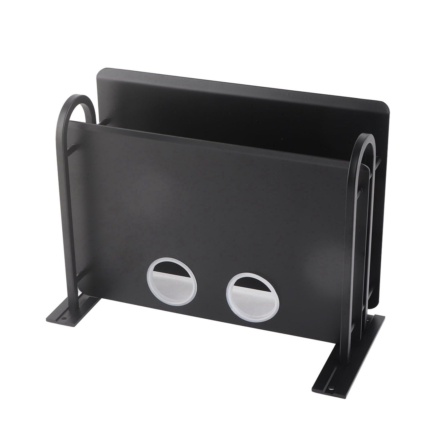 Double Layer Floating Wall Shelf TV Box Shelf Wall Mounted Router DVD Cable Box Shelf for Household V1294-YM0523-3116220002711
