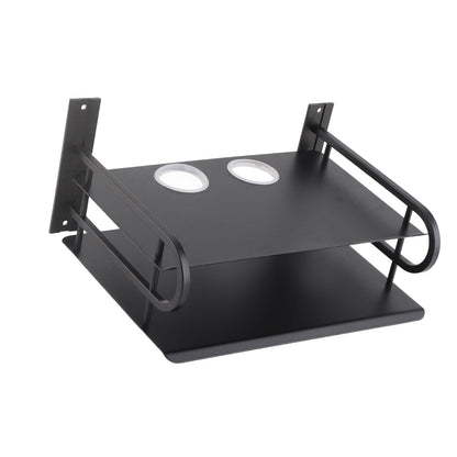 Double Layer Floating Wall Shelf TV Box Shelf Wall Mounted Router DVD Cable Box Shelf for Household V1294-YM0523-3116220002711