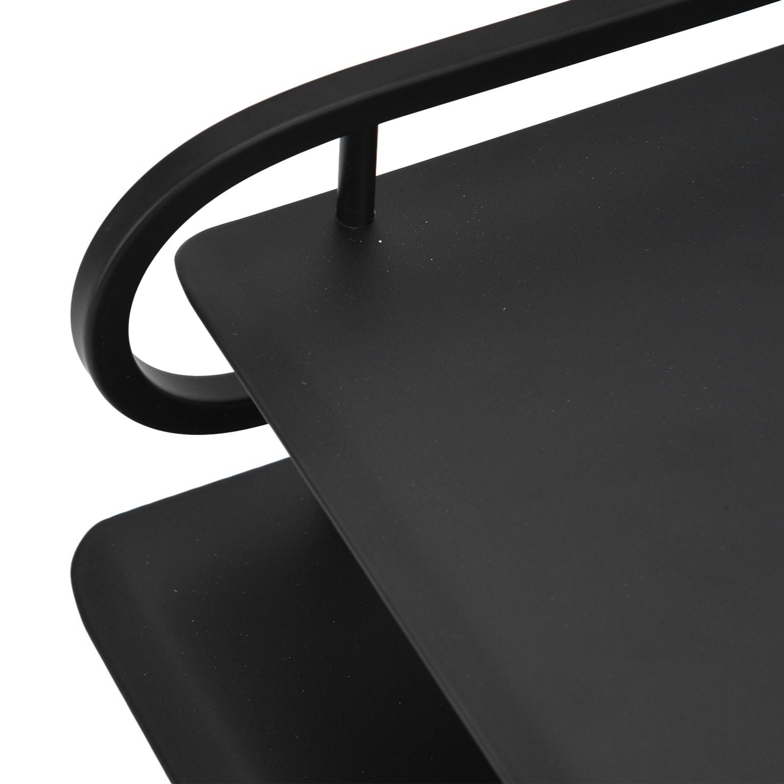 Double Layer Floating Wall Shelf TV Box Shelf Wall Mounted Router DVD Cable Box Shelf for Household V1294-YM0523-3116220002711