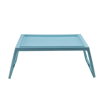 Laptop Bed Tray Table Portable Lightweight Mini Picnic Table for Laptop Working Writing Blue V1294-YM0523-3116220003611