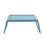 Laptop Bed Tray Table Portable Lightweight Mini Picnic Table for Laptop Working Writing Blue V1294-YM0523-3116220003611