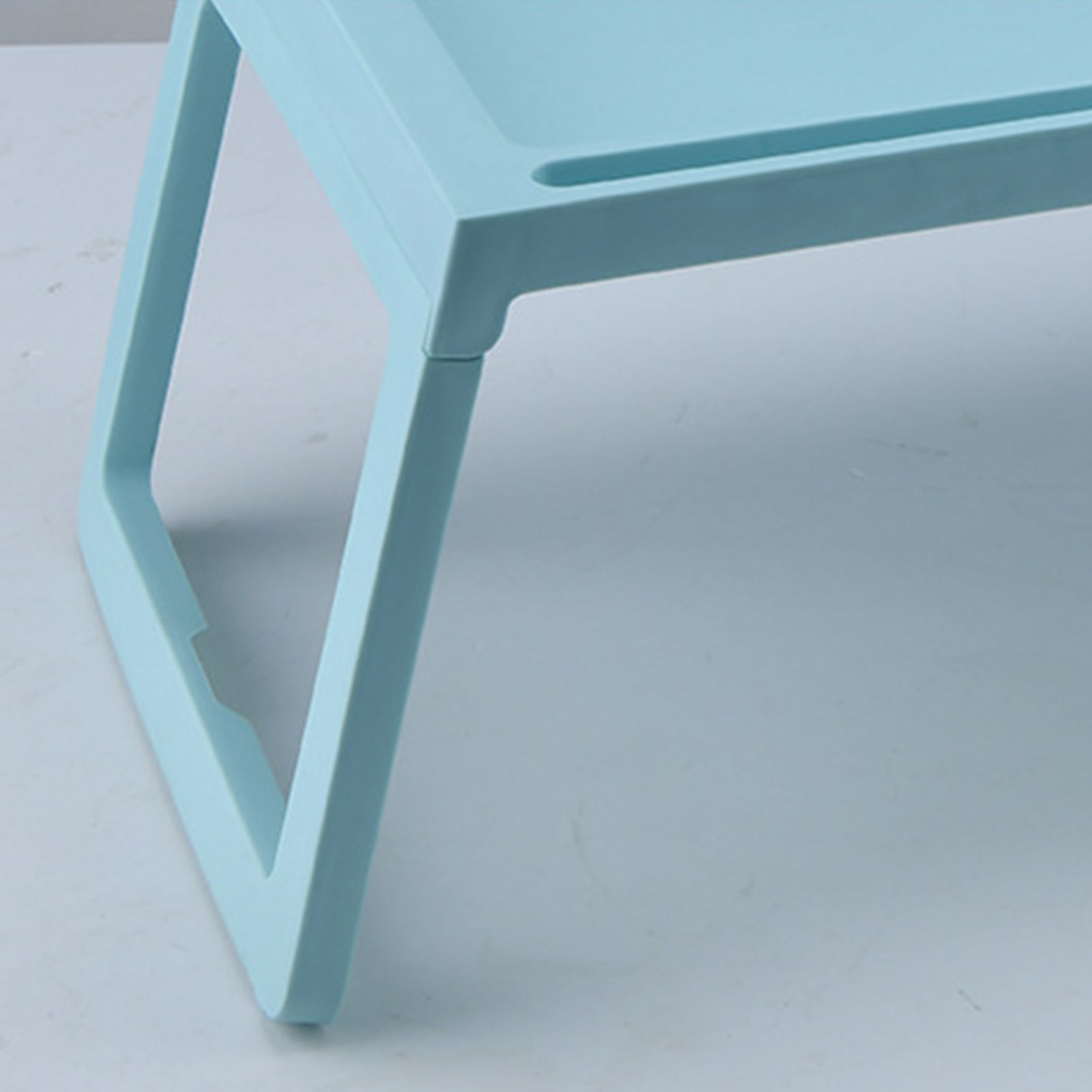 Laptop Bed Tray Table Portable Lightweight Mini Picnic Table for Laptop Working Writing Blue V1294-YM0523-3116220003611