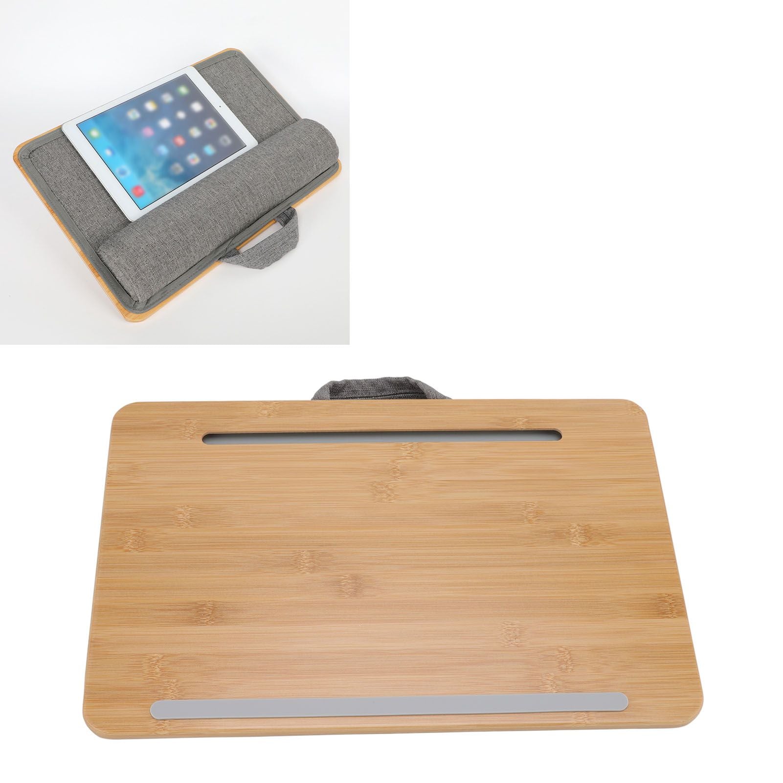 Home Office Laptop Lap Desk Portable Multifunctional Laptop Stand for Bed Sofa Couch 42x27.5cm Small Size V1294-YM0523-3116220004011