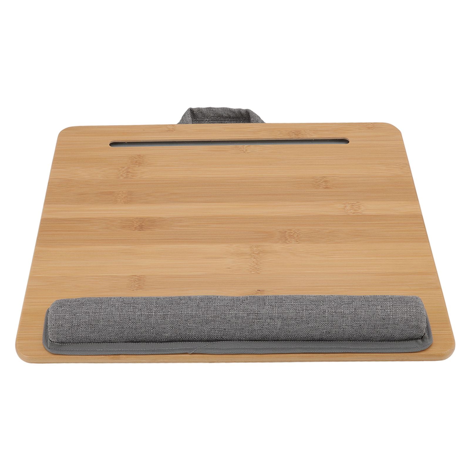 Laptop Table Multifunction Bamboo Lap Desk Bed Tray with Cushion for Reading Writing Playing V1294-YM0523-3116220004111