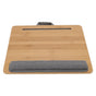Laptop Table Multifunction Bamboo Lap Desk Bed Tray with Cushion for Reading Writing Playing V1294-YM0523-3116220004111