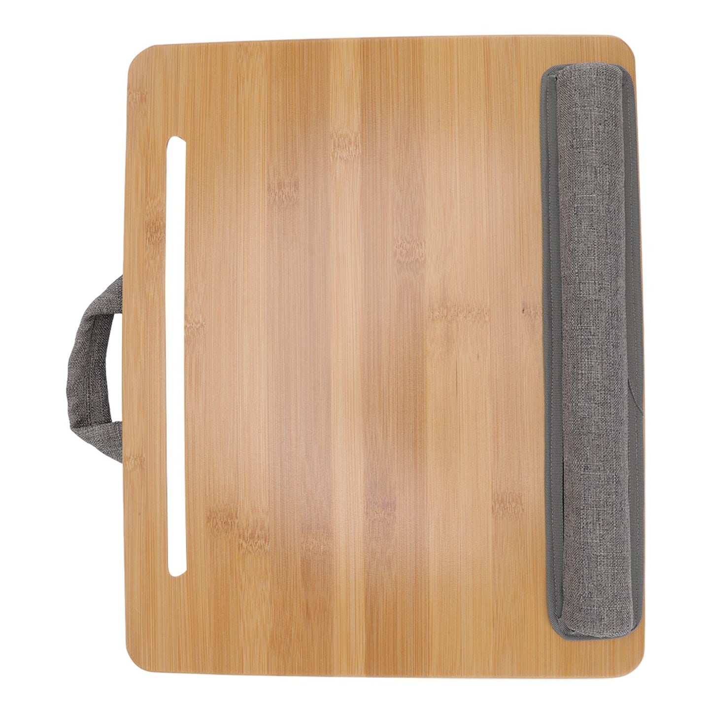 Laptop Table Multifunction Bamboo Lap Desk Bed Tray with Cushion for Reading Writing Playing V1294-YM0523-3116220004111