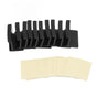 10 Pcs Hat Hooks Modern Minimalist Lossless Strong Acrylic Adhesive Hat Hangers for Home Wall Black V1294-YM0523-3116220004611
