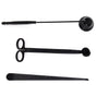 3PCS Candle Accessory Set Candle Wick Trimmer Cutter Snuffer Extinguisher Wick Dipper Gift SuppliesBlack V1294-YM0523-3117210129413