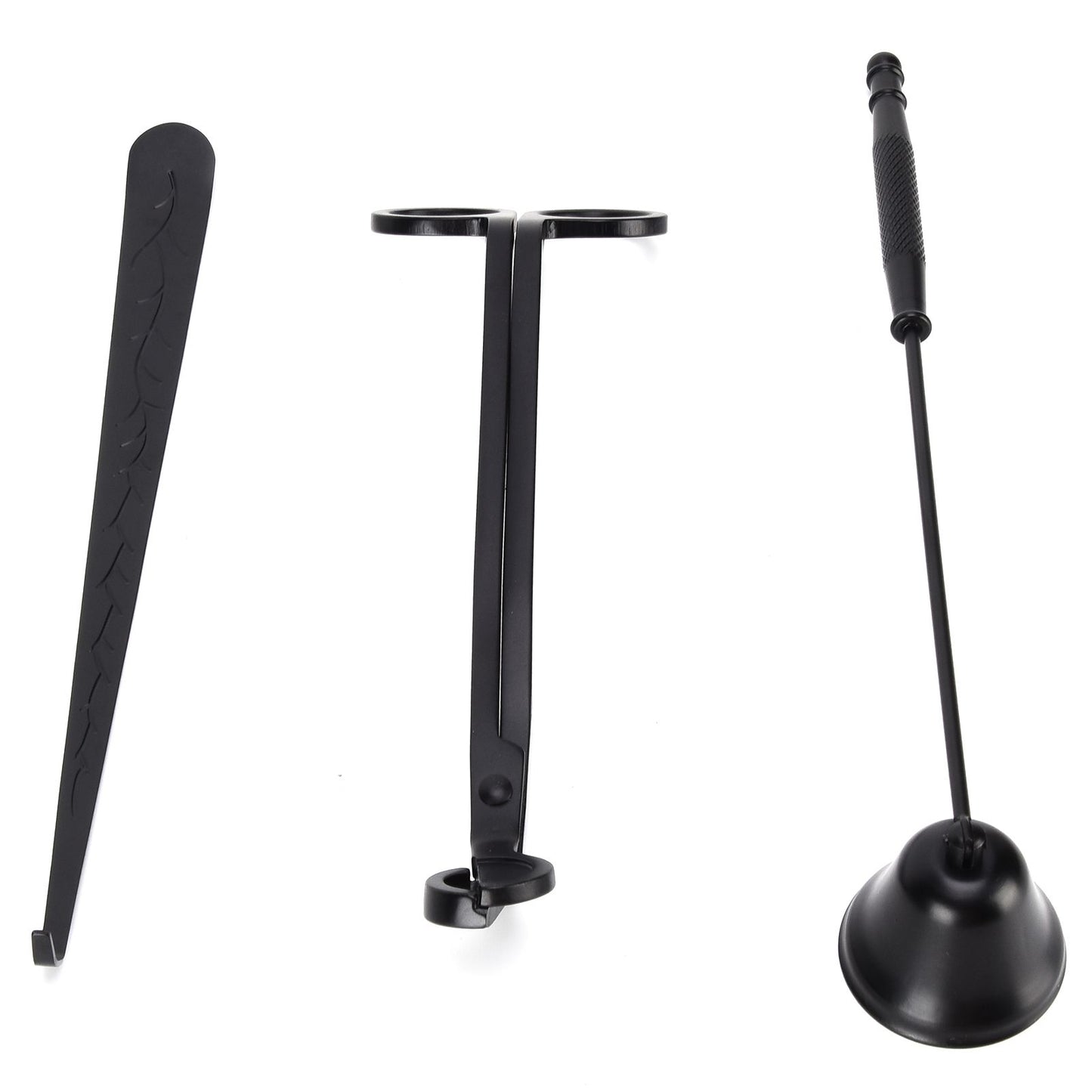 3PCS Candle Accessory Set Candle Wick Trimmer Cutter Snuffer Extinguisher Wick Dipper Gift SuppliesBlack V1294-YM0523-3117210129413